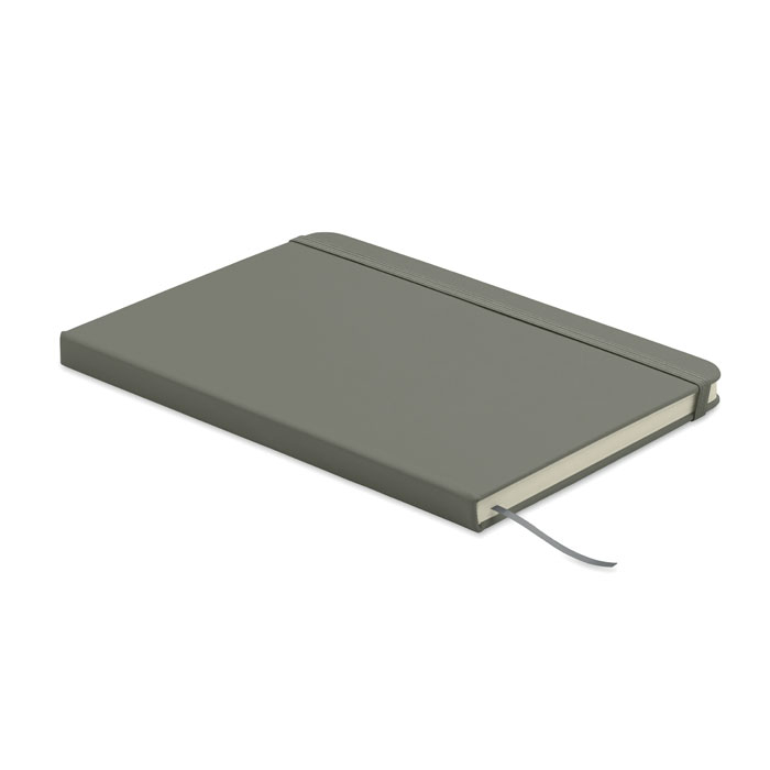 Carnet publicitaire A5 en papier recyclé Arcoloop gris pierre